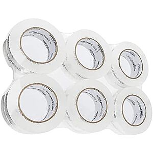[SnS] $11.96* | 6-Pack Amazon Basics 1.88" x 109-Yards Packing Tape (Crystal Clear) at Amazon