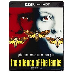 $17.99* | Silence of the Lambs 30th Anniversary (4K UHD Blu-ray) at Amazon