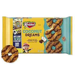 8.5-Oz Keebler Fudge Cookies (Coconut Dreams) 3 for $4.80 w/ S&S