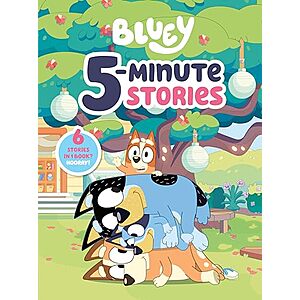 [Prime] $5.60* | Bluey 5-Minute Stories: 6 Stories in 1 Book? Hooray! (Hardcover) at Amazon