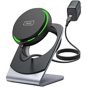 [AC] $11.99* | INIU MagPro 15W Magnetic Fast Charging Wireless Charger Stand (Black) at Amazon