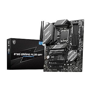 MSI B760 Gaming Plus WiFi V1 Motherboard $70 + Free S&H w/ Prime