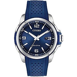 44mm Citizen Men's Eco-Drive Stainless Steel Weekender Watch (Blue) $154.60 + Free S&H