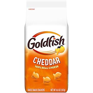 6.6-Oz Goldfish Baked Snack Crackers (Cheddar) $1.80 w/ S&S