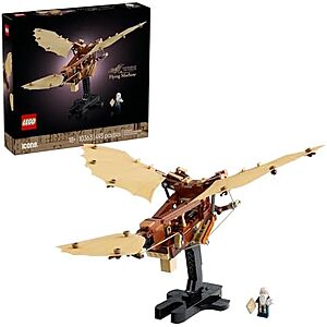 493-Pc LEGO Icons Leonardo da Vinci's Flying Machine Ornithopter Building Set $40 + Free S&H