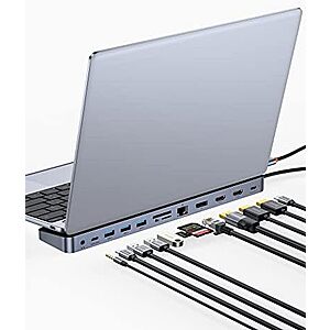 Baseus 12 in 1 Laptop Docking Station w/ 100W PD + 5000mAh Picogo MagSafe Charger $52 + Free S&H