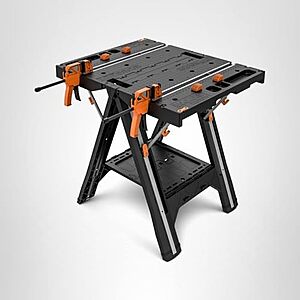Prime Members: Worx Pegasus 2-in-1 Folding Work Table & Sawhorse $104.50 + Free S&H