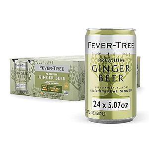 24-Pk 5.07-Oz Fever-Tree Premium Ginger Beer Cans $13.60 w/ S&S