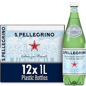 Select Accounts: 12-Pk 33.8-Fl Oz S.Pellegrino Sparkling Natural Mineral Water $10.90 w/ S&S