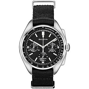Prime Members: 45mm Bulova Men's Archive Series Lunar Pilot Watch (Stainless) $272.35 + Free S&H