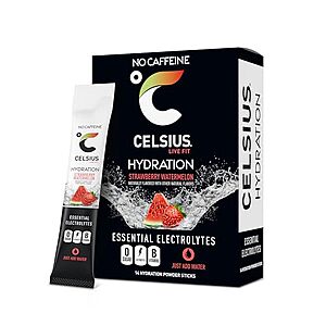 Prime: 14-Ct Celsius Hydration Sugar Free Electrolyte Hydration Drink Mix $5.05 w/ S&S