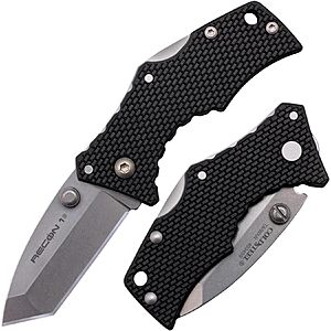 Prime Members: Cold Steel Micro Recon 1 Tanto Point 2" Blade Folding Knife $18 + Free S&H