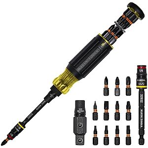 Prime: Klein Tools KNECT 16-in-1 Impact-Rated Hybrid Screwdriver/Nut Driver $20.30 + Free S&H