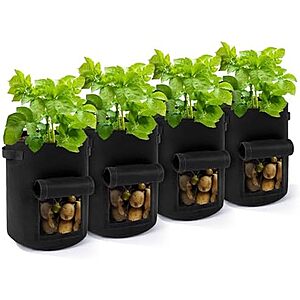 Prime: 4-Pk 10-Gallon Backyard Expressions Potato Grow Bags $8,45 + Free S&H