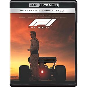 F1: The Movie (4K UHD + Digital 4K)