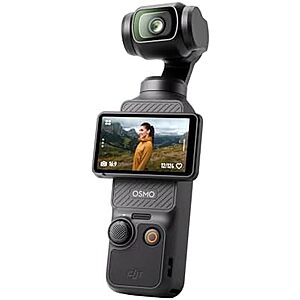 DJI Osmo Pocket 3 Gimbal-Mounted 4K Vlog Camera w/ Wi-Fi & Bluetooth $378 + Free S&H