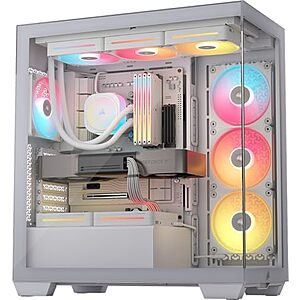 CORSAIR 3500X LX RGB Link Panoramic Mid-Tower PC Case $89.60 + Free S&H