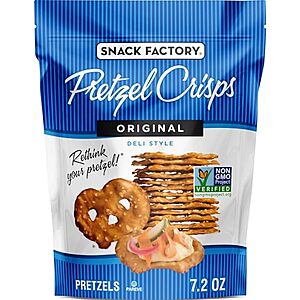 7.2-Oz Snack Factory Original Pretzel Crisps