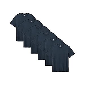 6-Pk. Amazon Essentials Men's Regular-Fit Short-Sleeve T-Shirts (2 Colors) $9 + Free S/H for Prime Members