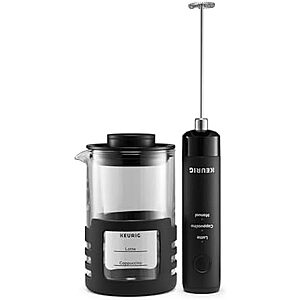 Keurig SimpleCafe Rechargeable Handheld Beverage Frother (Black)