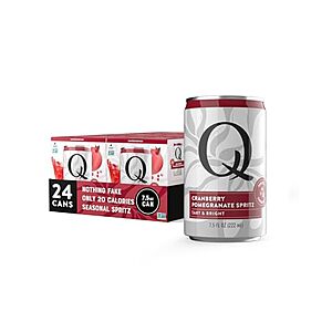 24-Pk 7.5-Oz Q Mixers Cranberry-Pomegranate Spritz Cocktail Mixer $14.20 w/ S&S