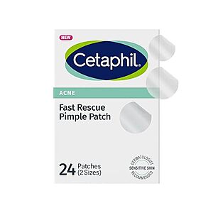 24-Ct Cetaphil Acne Pimple Patches $3.70 w/ S&S