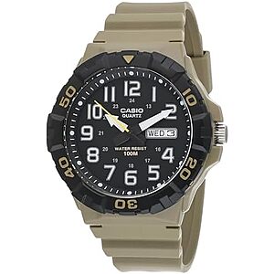 44mm Casio MRW200H Men's Analog Watch (2 Colors)
