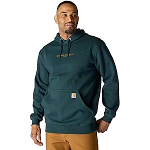 Carhartt Men's Rain Defender Midweight 1889 Graphic Sweatshirt (Green)