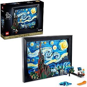 2316-Pc LEGO Ideas Vincent van Gogh The Starry Night Building Set $136 + Free S&H