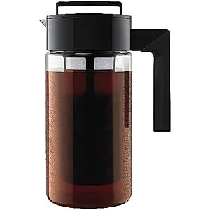 1-Quart Takeya Patented Deluxe Cold Brew Coffee Maker (Black)