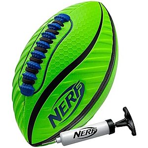 10.5" Nerf Spiral Grip Football w/ Pump
