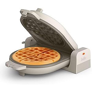 bella Fits-anywhere Flip-n-Store Belgian Waffle Maker (Oatmilk)