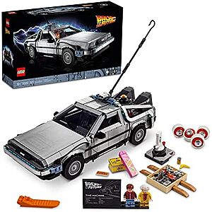 1872-Pc LEGO Icons Back to The Future Time Machine Building Set $160 + Free S&H