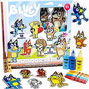 Bluey Window Art Suncatchers Kit