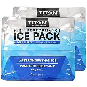 2-Pk 21.2-Oz Arctic Zone Titan Deep Freeze Ice Pack