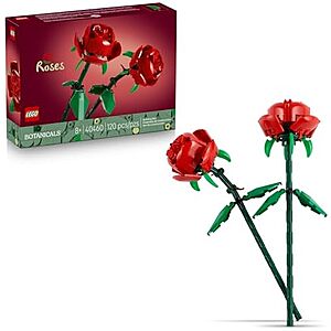 120-Pc LEGO Botanicals Roses Building Set