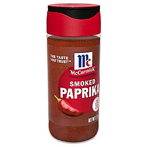 1.75-Oz McCormick Smoked Paprika $2.15 w/ S&S