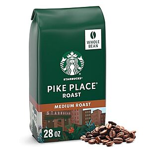 18-oz Starbucks Whole Bean Coffee (various) from $9.10 & More w/ S&S