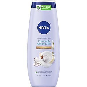 20-Oz NIVEA Body Wash (Coconut & Almond Milk) $3.05 w/ S&S