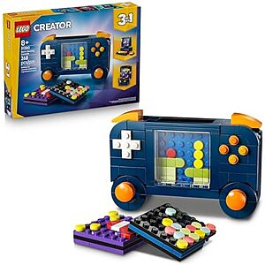 268-pc LEGO Creator 3 in 1 Retro Gaming Console Building Toy (31380)