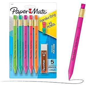 5-Ct Paper Mate 1.3mm Handwriting Triangular Mechanical Pencil Set $2.35 w/ S&S