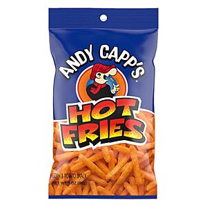 Select Accts: 7-Pk 3-Oz Andy Capp's Hot Fries $6.05 w/ S&S