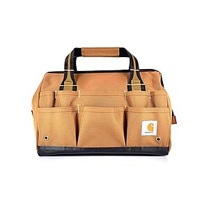 14" Carhartt Gear 25-Pocket Heavyweight Tool Bag $30 + Free S&H w/ Prime