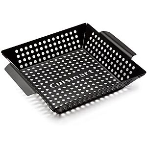 11" Cuisinart Perforated Non-Stick Grill Basket Wok