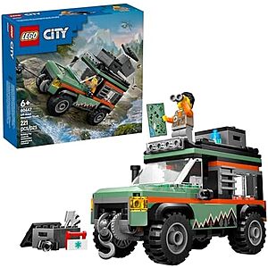 221-Pc LEGO City Off-Road Mountain Truck Building Toy