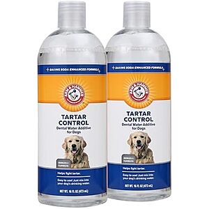 Select Accts: 2-Pk 16-Oz Arm & Hammer Clinical Care Dental Rinse for Adult Dogs $6.25 w/ S&S