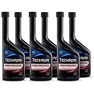 6-Pk 12-Oz Chevron Techron High Mileage Fuel System Cleaner $45 + Free S&H