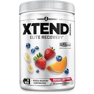 Select Accts: 13.2-Oz Xtend Original BCAA Powder (Fruit Punch, 30 Servings) $11.55 w/ S&S