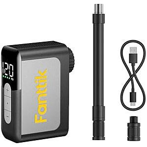 Fanttik X10 Ace 120PSI Mini Bike Pump w/ Presta & Schrader Valve $40 + Free S&H
