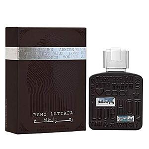 3.4-Oz Lattafa Perfumes Men's Ramz Lattafa Silver Eau De Parfum Spray